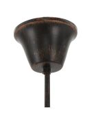 Lustre 4 ampoules Bronks noir - 80x80x40 cm