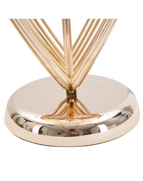 Lampe de table Maxt doré/noir - D.32.5x53.5 cm