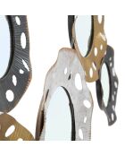 Panneau mural en fer Gloty multicolore - 104x4x45.5 cm