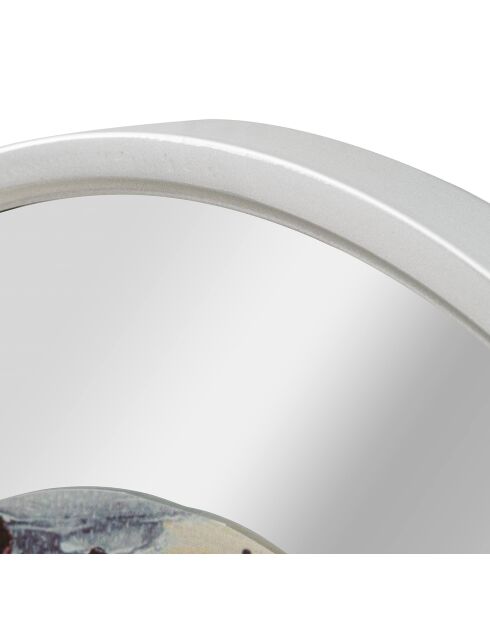 Reloj de pared Espejo multicolor - D.60x5 cm