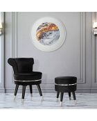 Horloge murale Miroir multicolore - D.60x5 cm