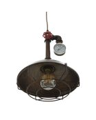 Suspension Manhattan bronze foncé - D.26x36 cm