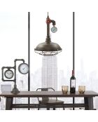 Suspension Manhattan bronze foncé - D.26x36 cm