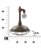 Suspension Manhattan bronze foncé - D.26x36 cm