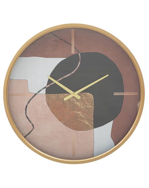 Horloge murale Art Red multicolore - D.60x6 cm
