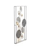 Panneau mural en fer Grid multicolore - 50x6x90.5 cm