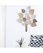 Panneau mural en fer Otip multicolore - 81x5x100 cm