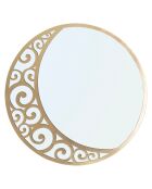 Miroir Luna Astratta doré - D72x1 cm