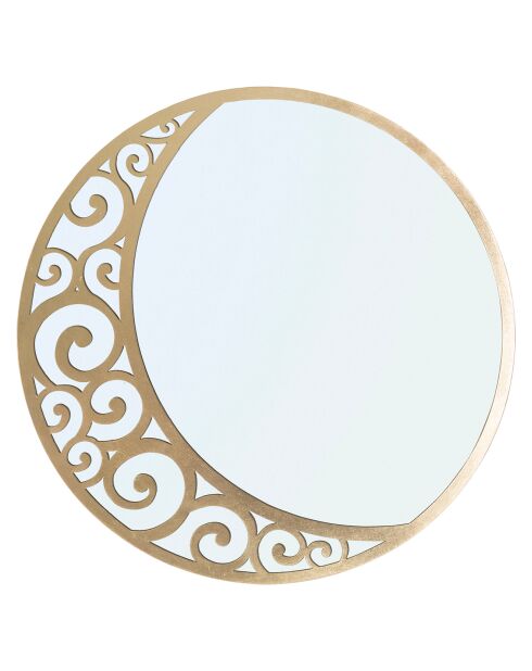 Miroir Luna Astratta doré - D72x1 cm