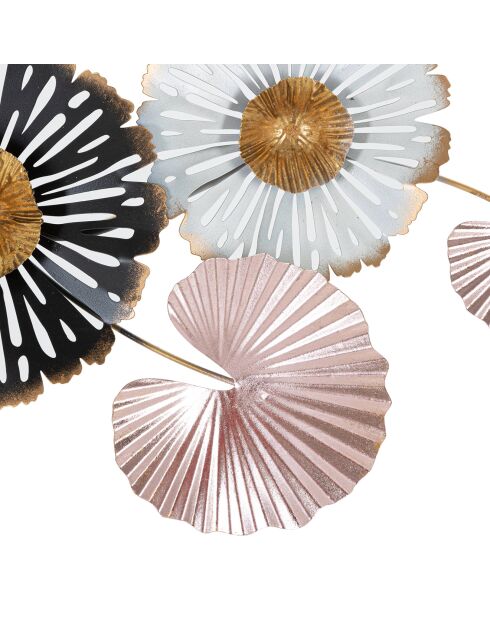 Panel de pared de hierro multicolor Pinky - 106x6x60,5 cm