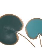Panneau mural en fer Apple bleu clair - 89x2.5x90 cm