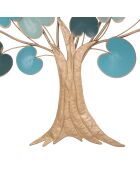 Panneau mural en fer Apple bleu clair - 89x2.5x90 cm
