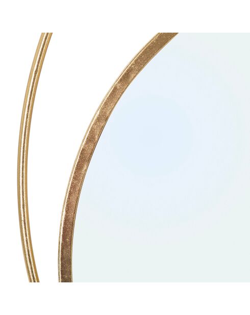 Miroir Planète doré - 90x3x83 cm