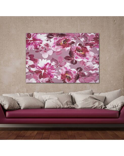 Impression sur toile Optic multicolore - 80x3x120 cm