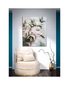 Peinture sur Toile Flower&Leaf multicolore - 100x3.7x80 cm