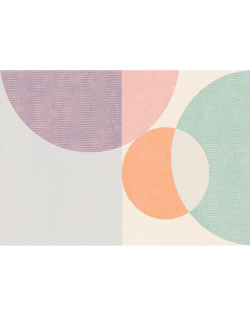 Tapis vinyle Colorado multicolore - 70x100 cm