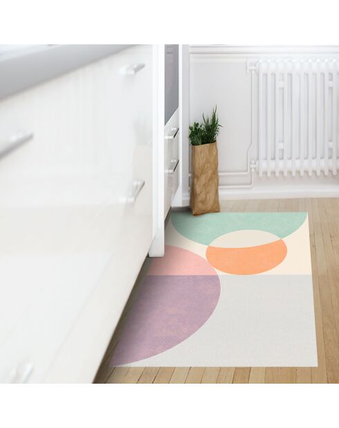 Tapis vinyle Colorado multicolore - 70x100 cm