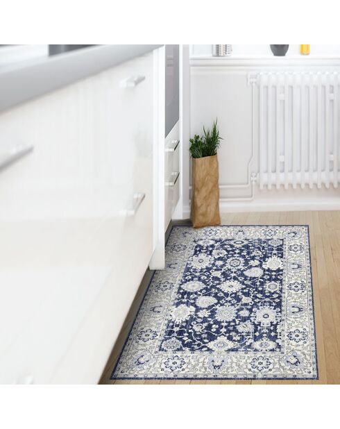 Tapis vinyle Teherán bleu - 70x100 cm