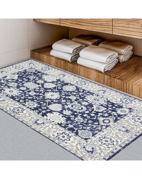 Teherán blauw vinyltapijt - 70x100 cm