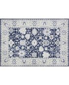 Tapis vinyle Teherán bleu - 70x100 cm