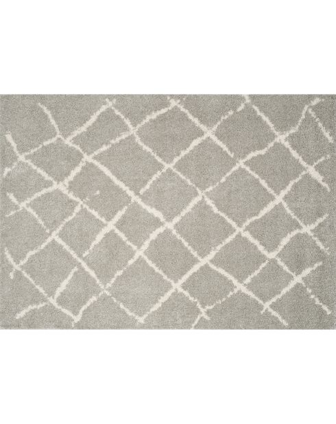 Tapis vinyle Zoraida gris - 70x100 cm