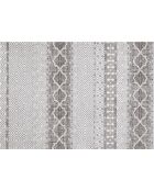 Tapis vinyle Marrakech gris - 70x100 cm