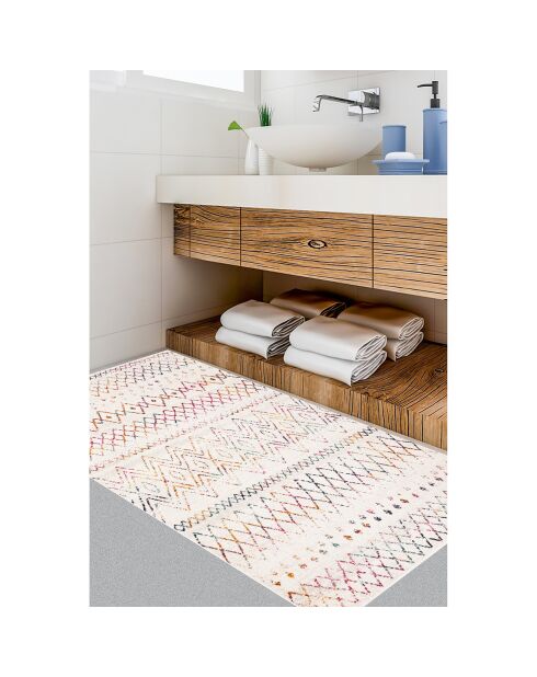 Tapis vinyle Zaira multicolore - 70x100 cm