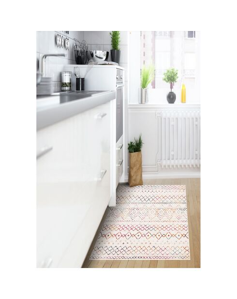 Tapis vinyle Zaira multicolore - 70x100 cm