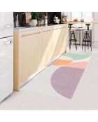 Tapis vinyle Colorado multicolore - 66x150 cm