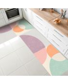Tapis vinyle Colorado multicolore - 66x150 cm