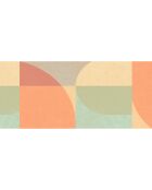 Tapis vinyle Palm Springs multicolore - 66x150 cm