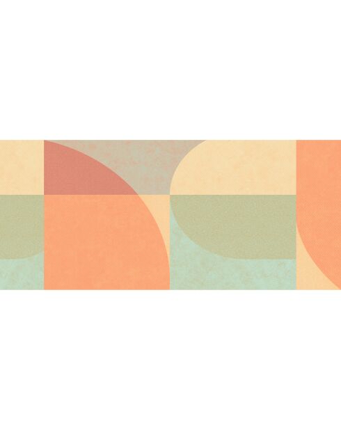 Tapis vinyle Palm Springs multicolore - 66x150 cm