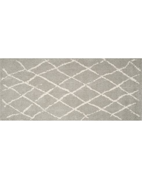 Tapis vinyle Zoraida gris - 66x150 cm