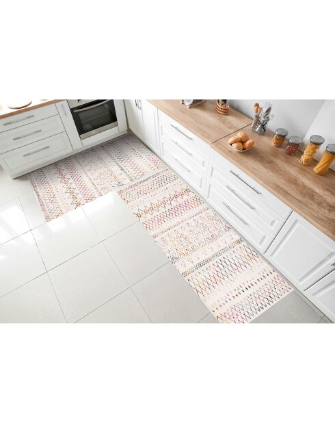 Tapis vinyle Zaira multicolore - 66x150 cm