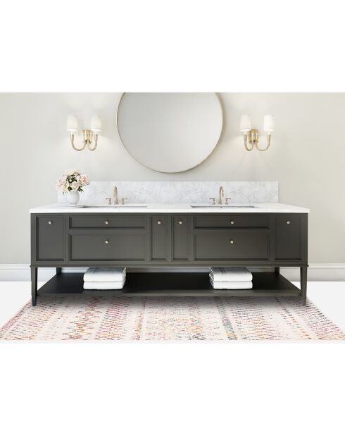 Tapis vinyle Zaira multicolore - 66x150 cm