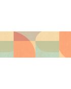 Tapis vinyle Palm Springs multicolore - 66x180 cm