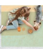Tapis vinyle Palm Springs multicolore - 66x180 cm