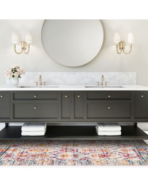 Tapis vinyle Fez multicolore - 66x180 cm