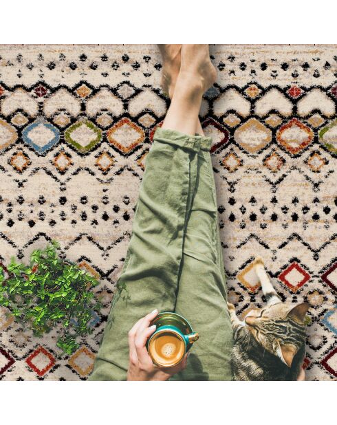 Tapis vinyle Jamil multicolore - 66x180 cm