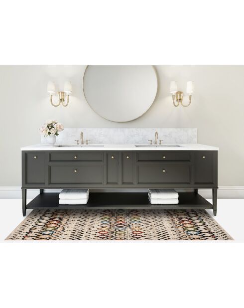 Tapis vinyle Jamil multicolore - 66x180 cm