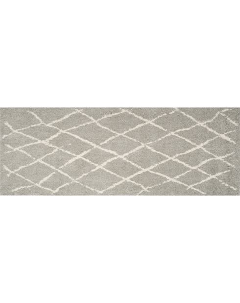 Tapis vinyle Zoraida gris - 66x180 cm