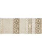 Tapis vinyle Marrakech beige - 66x180 cm