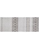 Tapis vinyle Marrakech gris - 66x180 cm