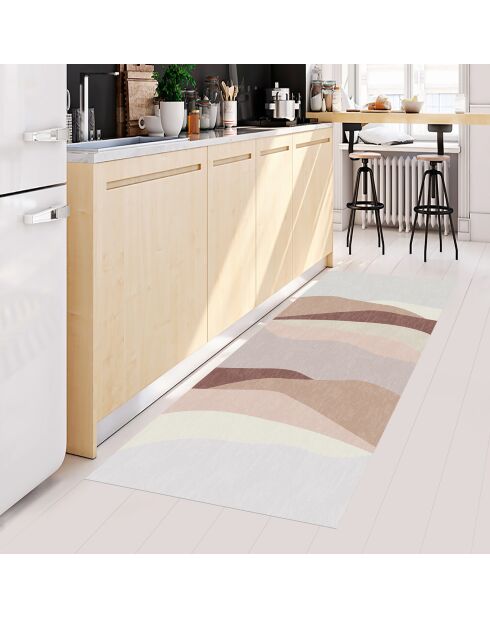 Tapis vinyle Kamikochi multicolore - 66x180 cm