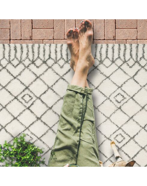 Tapis vinyle Asilah multicolore - 100x150 cm