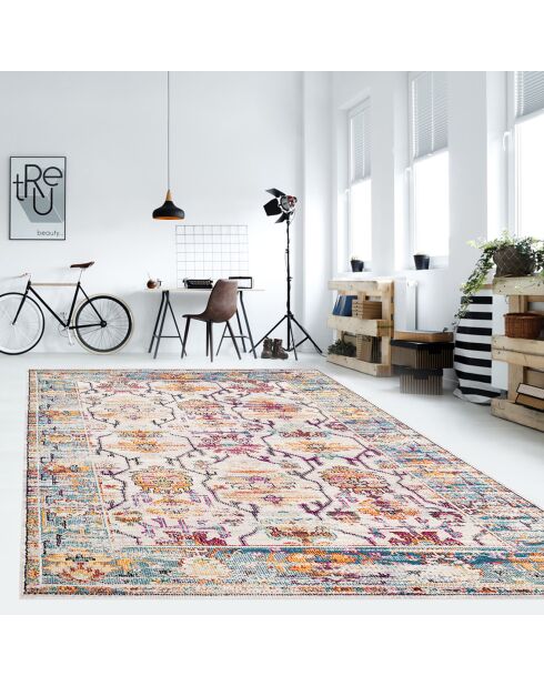 Tapis vinyle Fez multicolore - 100x150 cm