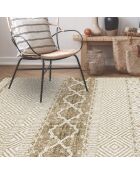 Tapis vinyle Marrakech beige - 100x150 cm