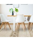 Tapis vinyle Marrakech beige - 100x150 cm
