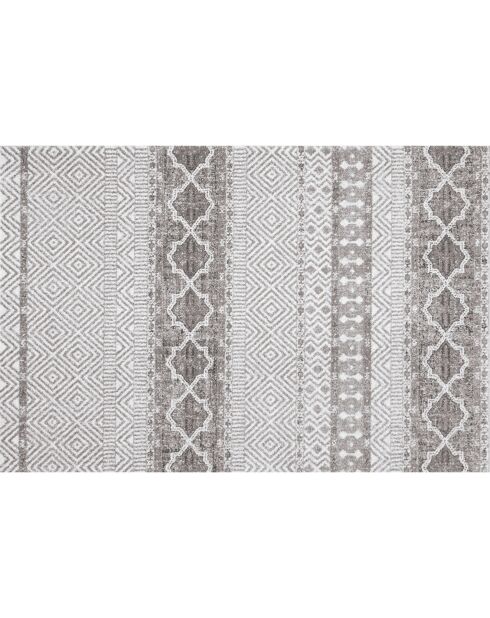 Tapis vinyle Marrakech gris - 100x150 cm
