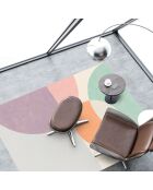 Tapis vinyle Colorado multicolore - 133x200 cm